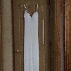 Long white Italian la peria lingerie dress